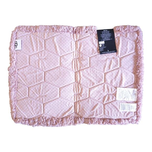 NEW UGG Poppy Plush Bath Rug in Dried Rose [Pink] (Size: 17" x 24") - Picture 5 of 7